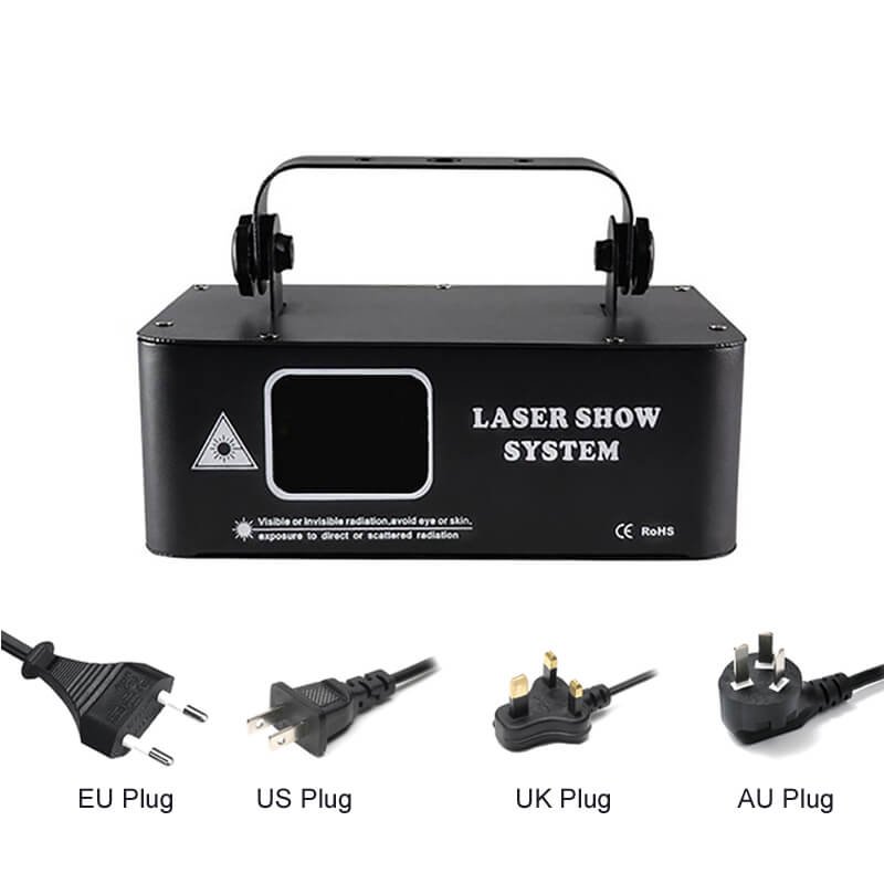 laser stage light plugs